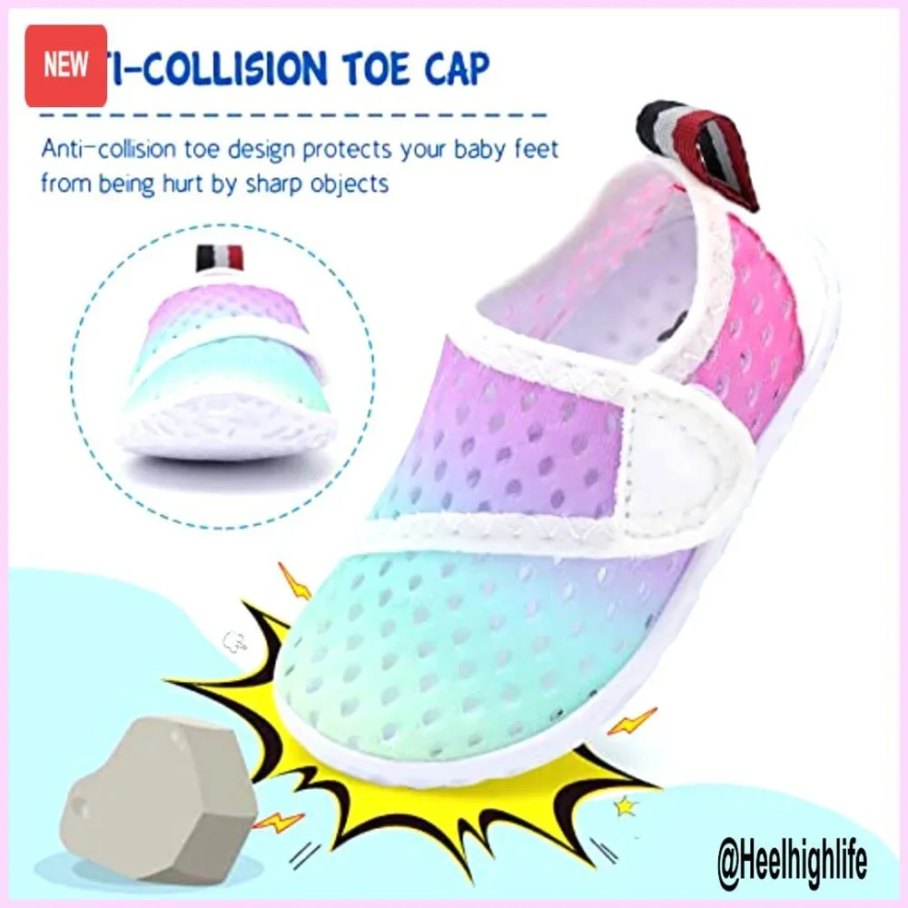 Toddler Water Shoes Barefoot Quick-Dry Swim Shoes Beach Pool Surf
